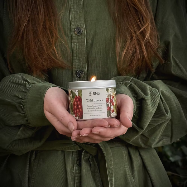 RHS Heritage Tin Candle